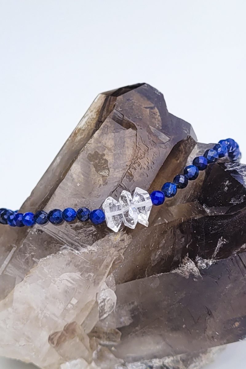 LAPIS LAZULI x HERKIMERI GYÉMÁNT