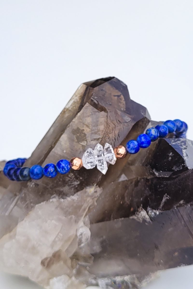 LAPIS LAZULI x HERKIMERI GYÉMÁNT