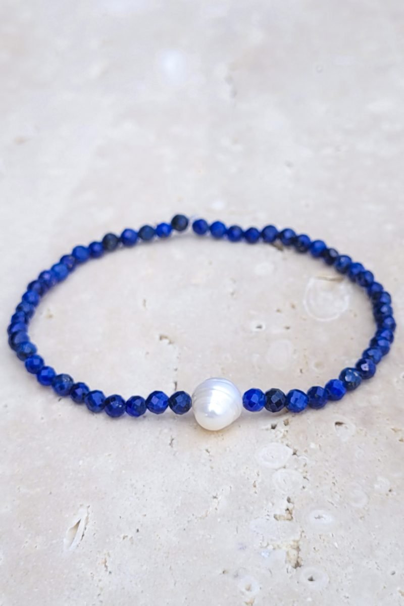 LAPIS LAZULI x TENYÉSZTETT GYÖNGY - Image 2