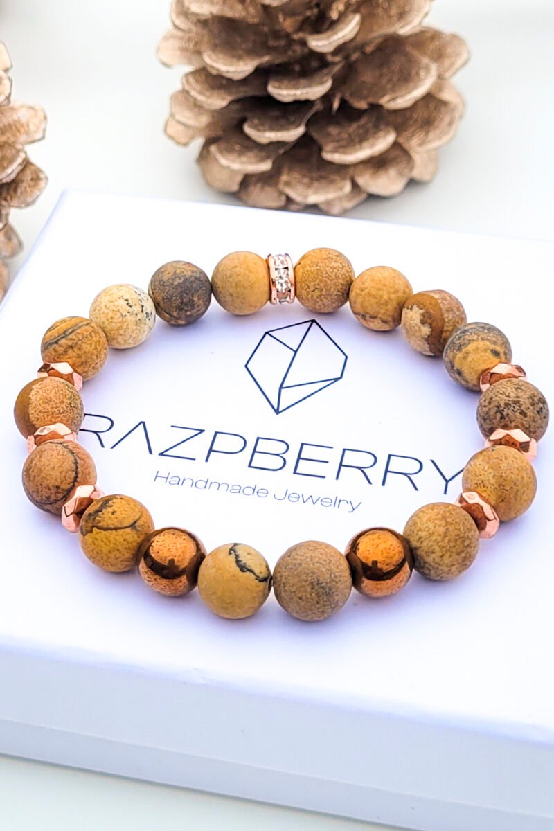 TÁJKÉPJÁSPIS X HEMATIT - 15 cm