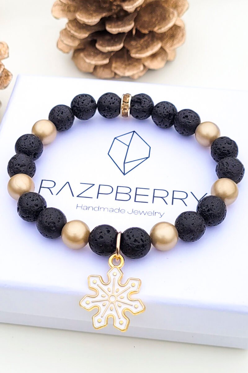 LÁVAKŐ X MAJORICA GYÖNGY - 16 cm