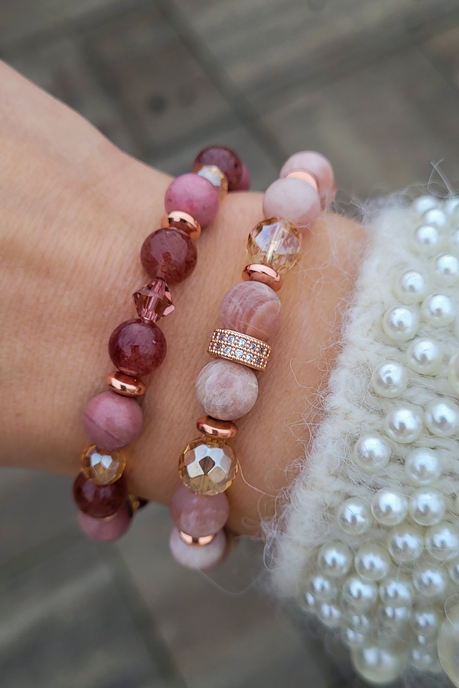 Ásvány karkötő – szett