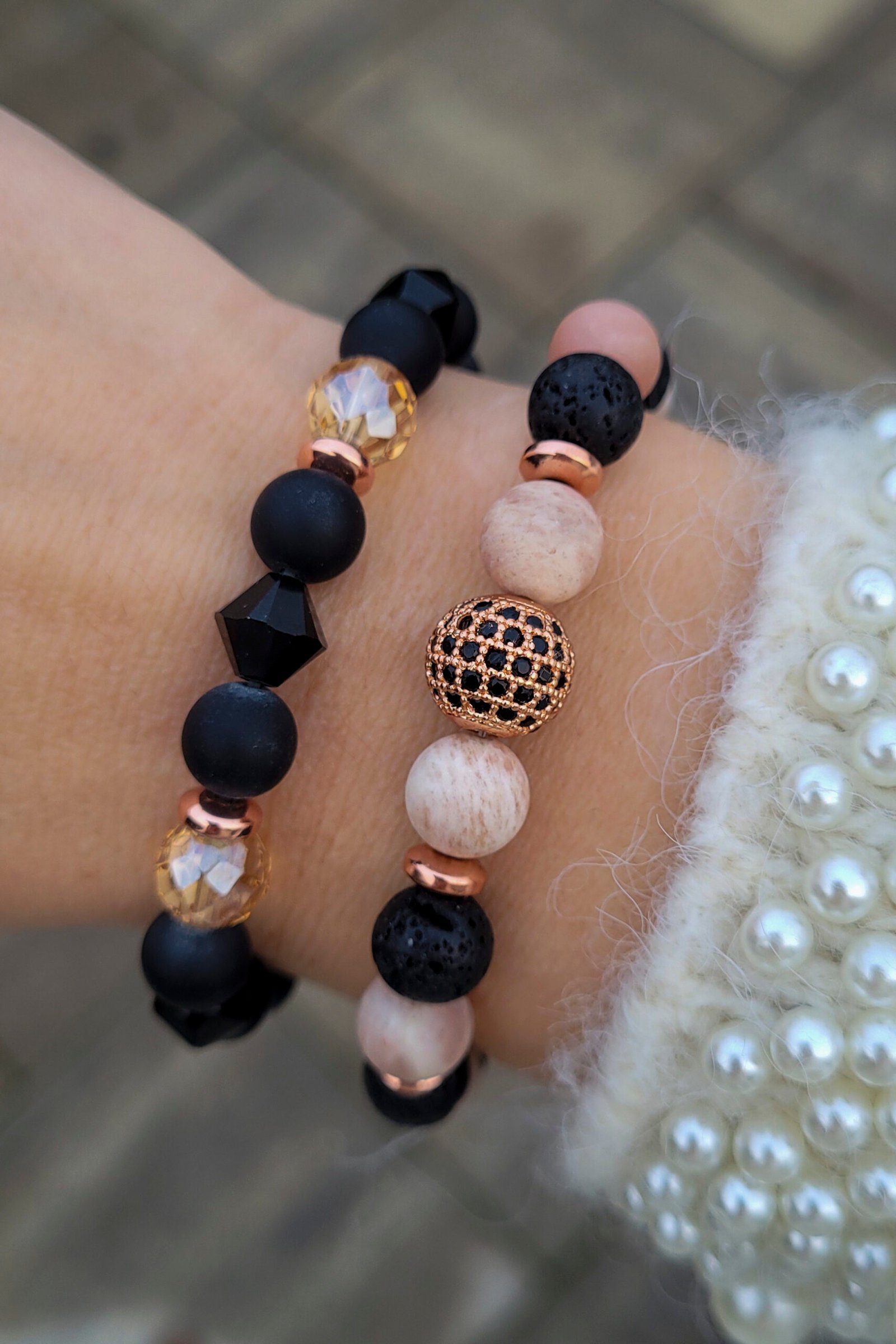 Ásvány karkötő – szett