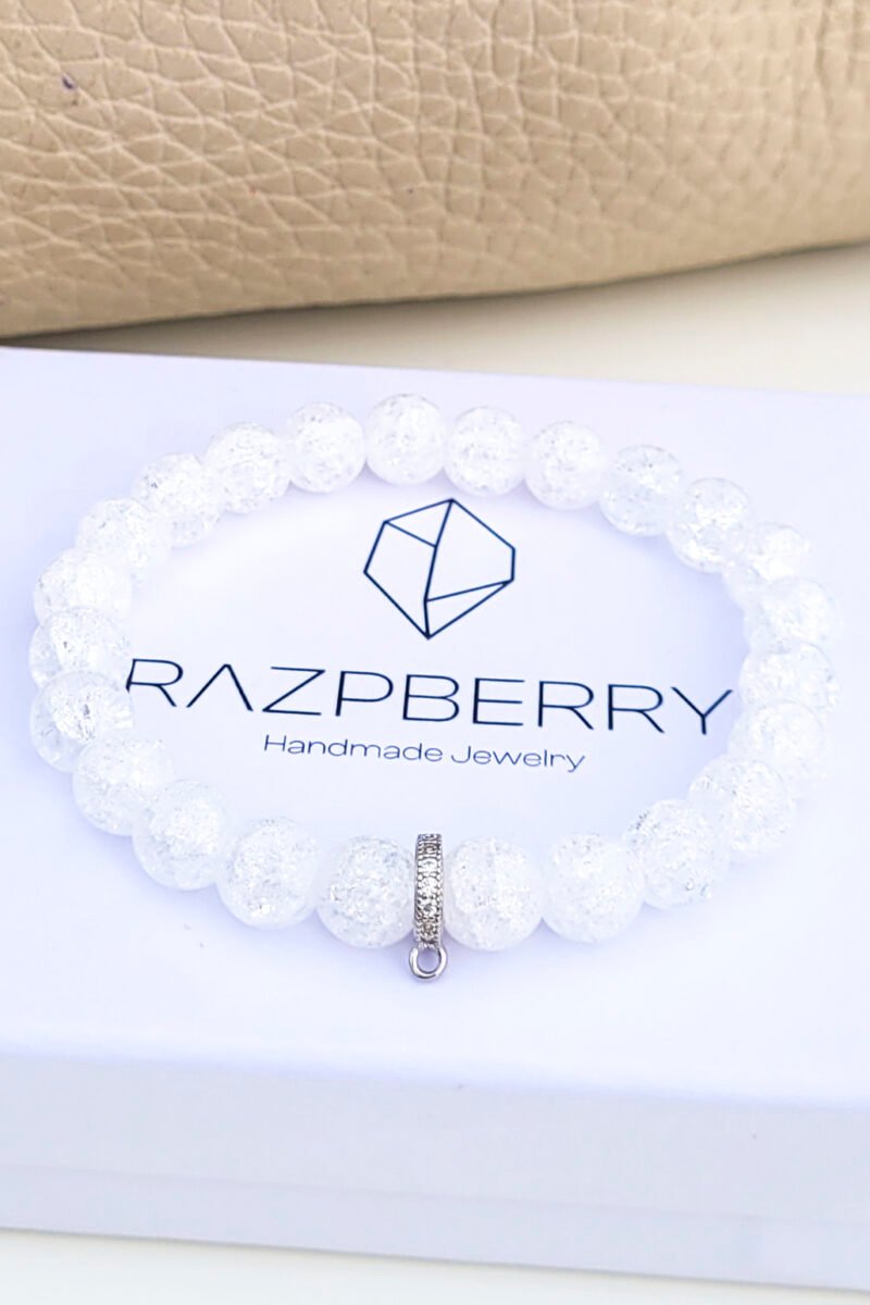 ROPPANTOTT HEGYIKRISTÁLY karkötő - választható köztessel