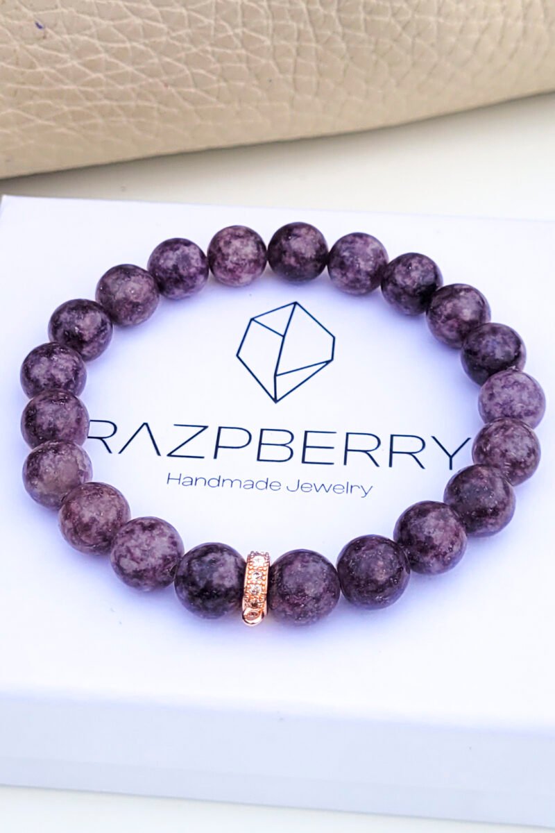 LEPIDOLIT karkötő - választható köztessel