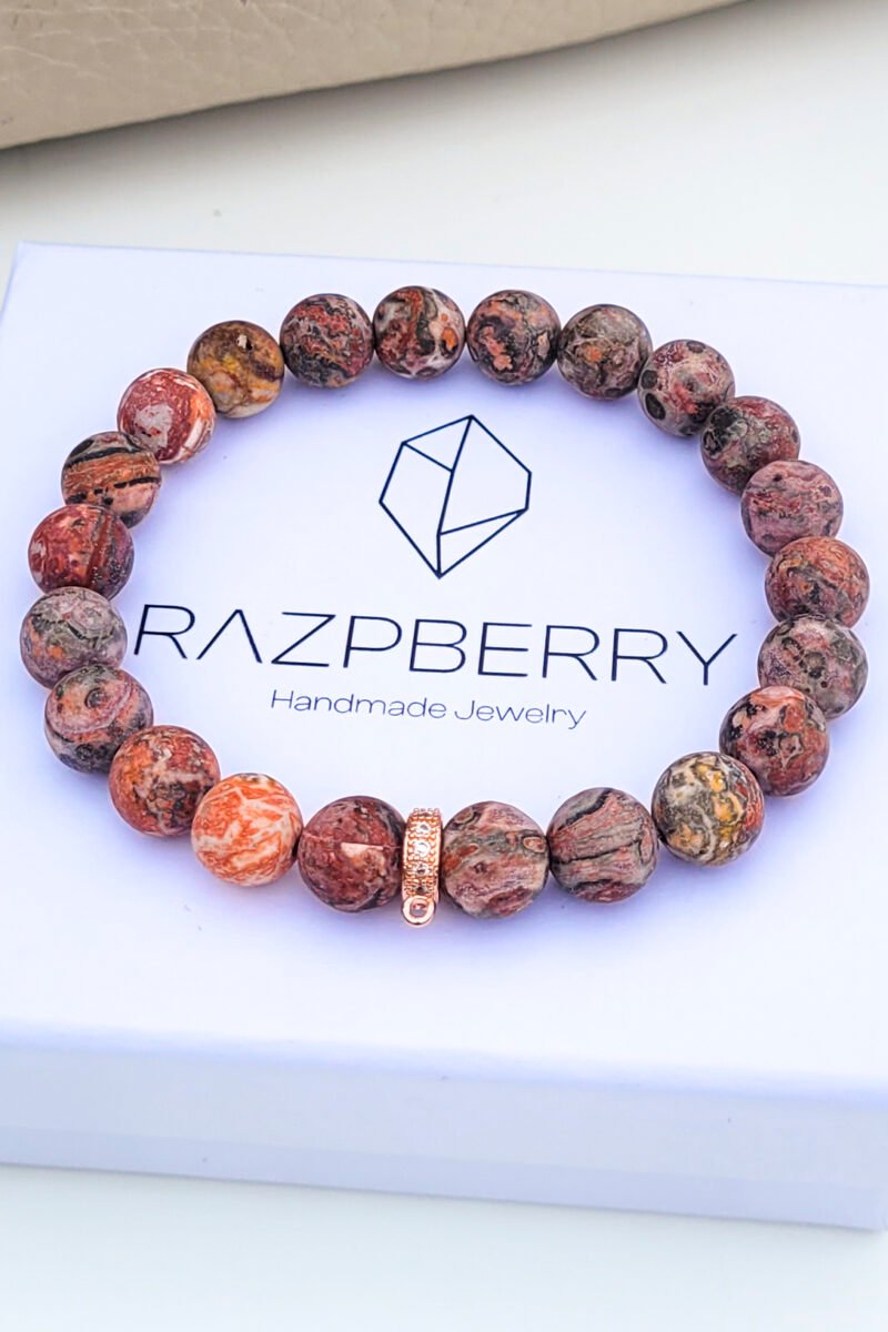 MATT LEOPÁRD JÁSPIS karkötő - választható köztessel