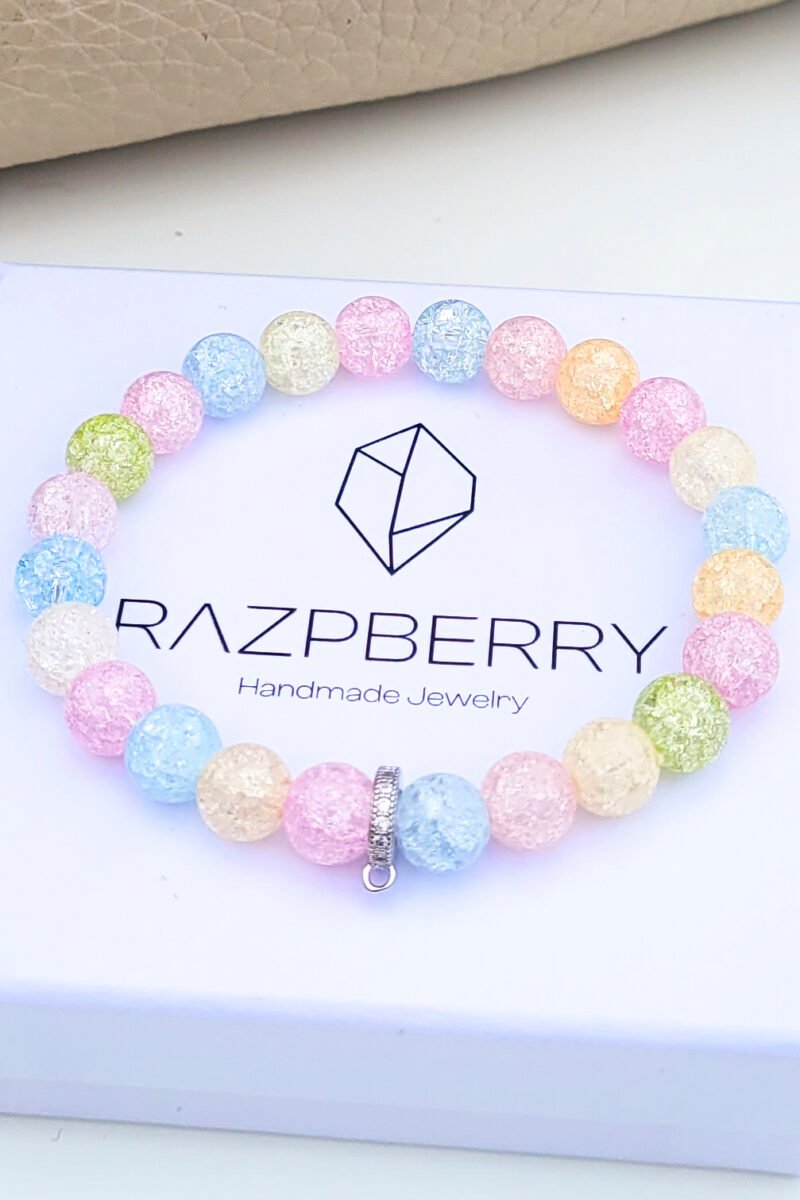 ROPPANTOTT HEGYIKRISTÁLY karkötő - választható köztessel