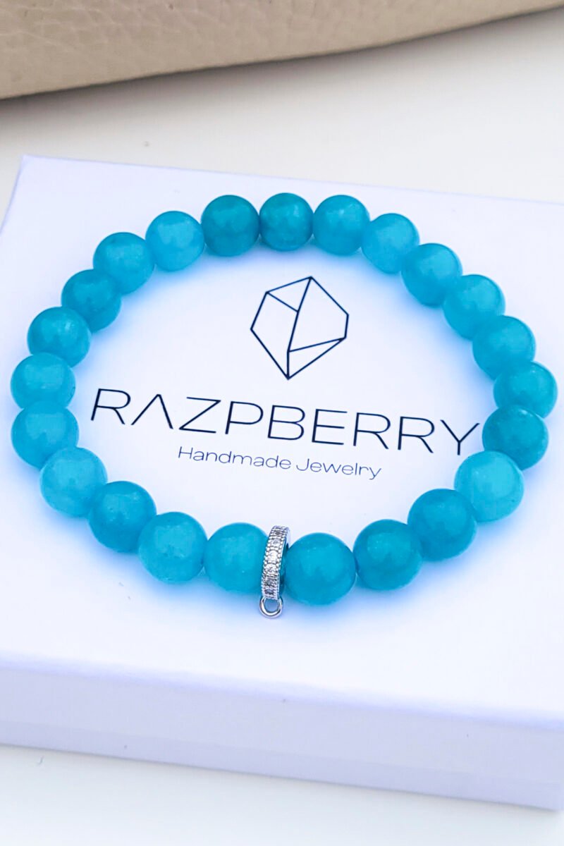 SZÍNEZETT JÁDE karkötő - választható köztessel