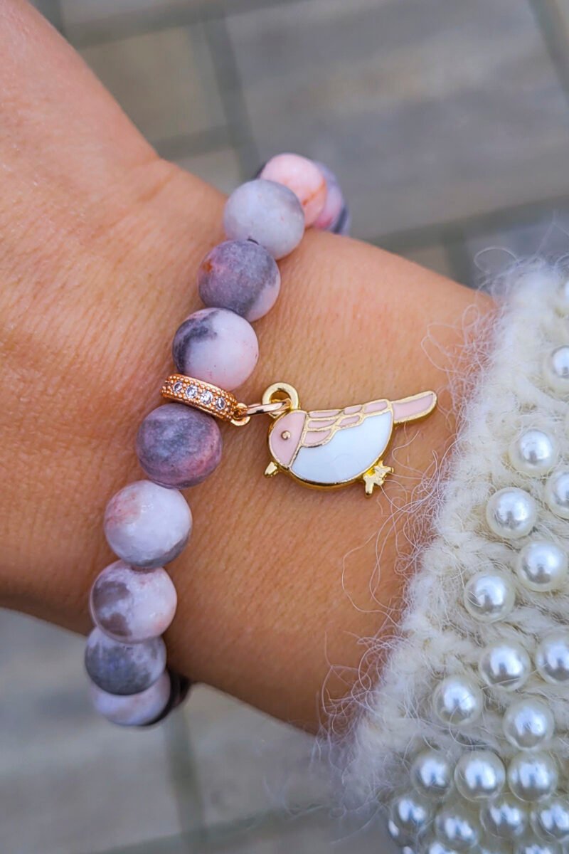 MATT ZEBRA JÁSPIS - CHARMMAL (16 CM)