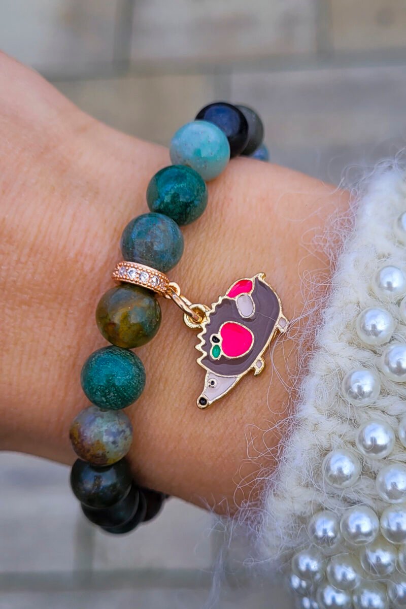 INDIAI ACHÁT KARKÖTŐ - CHARMMAL (16 CM)