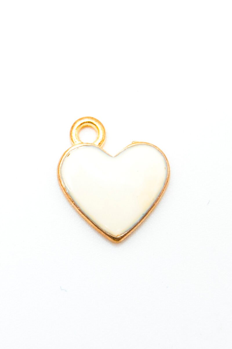 Mini szív charm