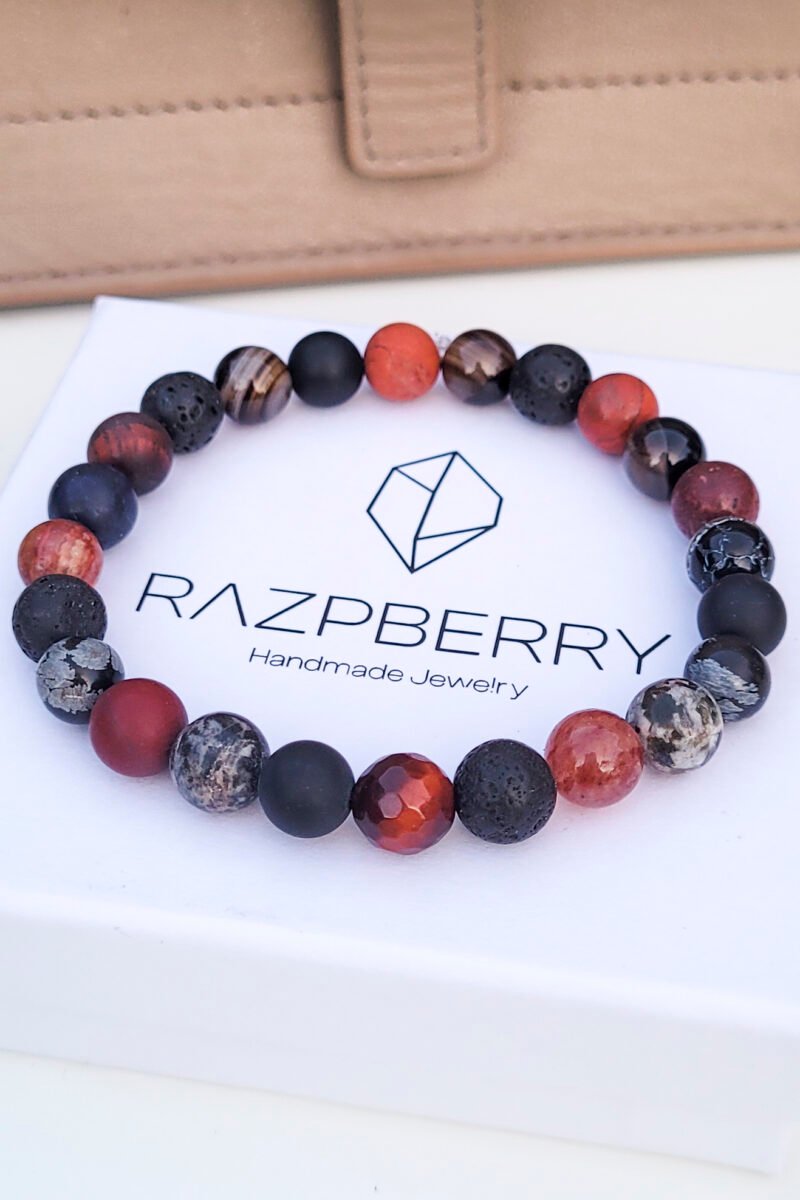 ACHÁT X JÁSPIS X ÓNIX X SZODALIT - 17 CM