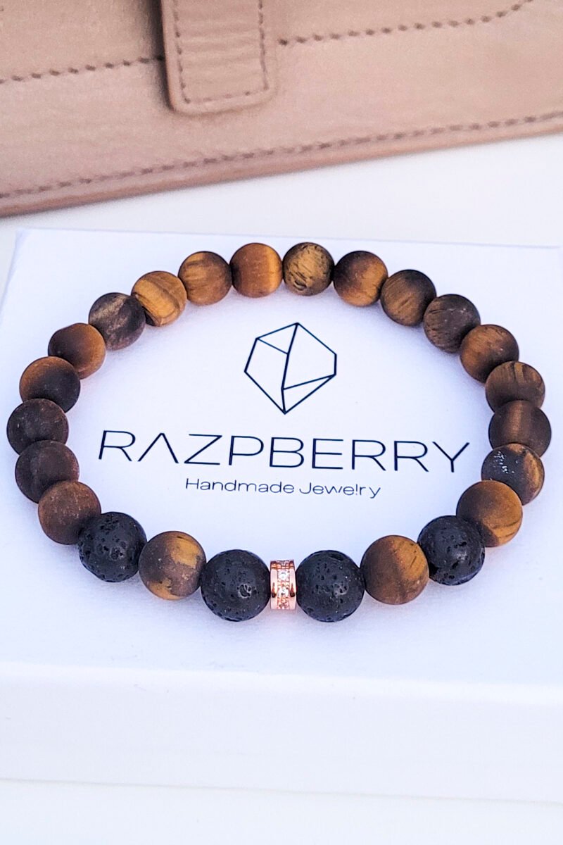 MATT TIGRISSZEM X LÁVAKŐ - 17 CM