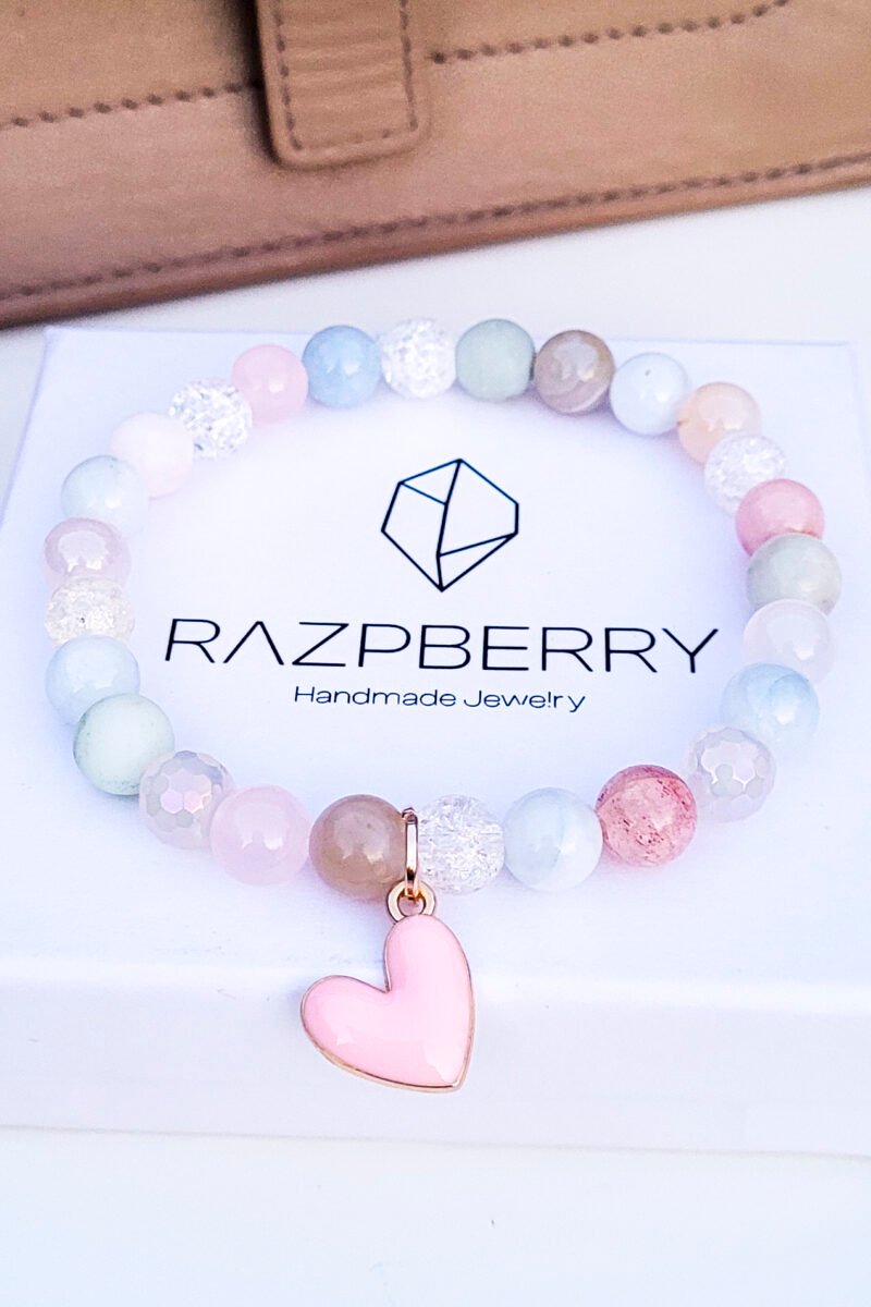 RÓZSAKVARC X ACHÁT X EPERKVARC - 18 CM