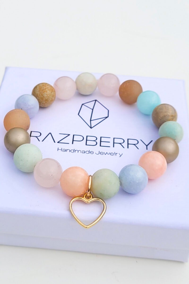 KORALL X ACHÁT X RÓZSAKVARC - 16 CM