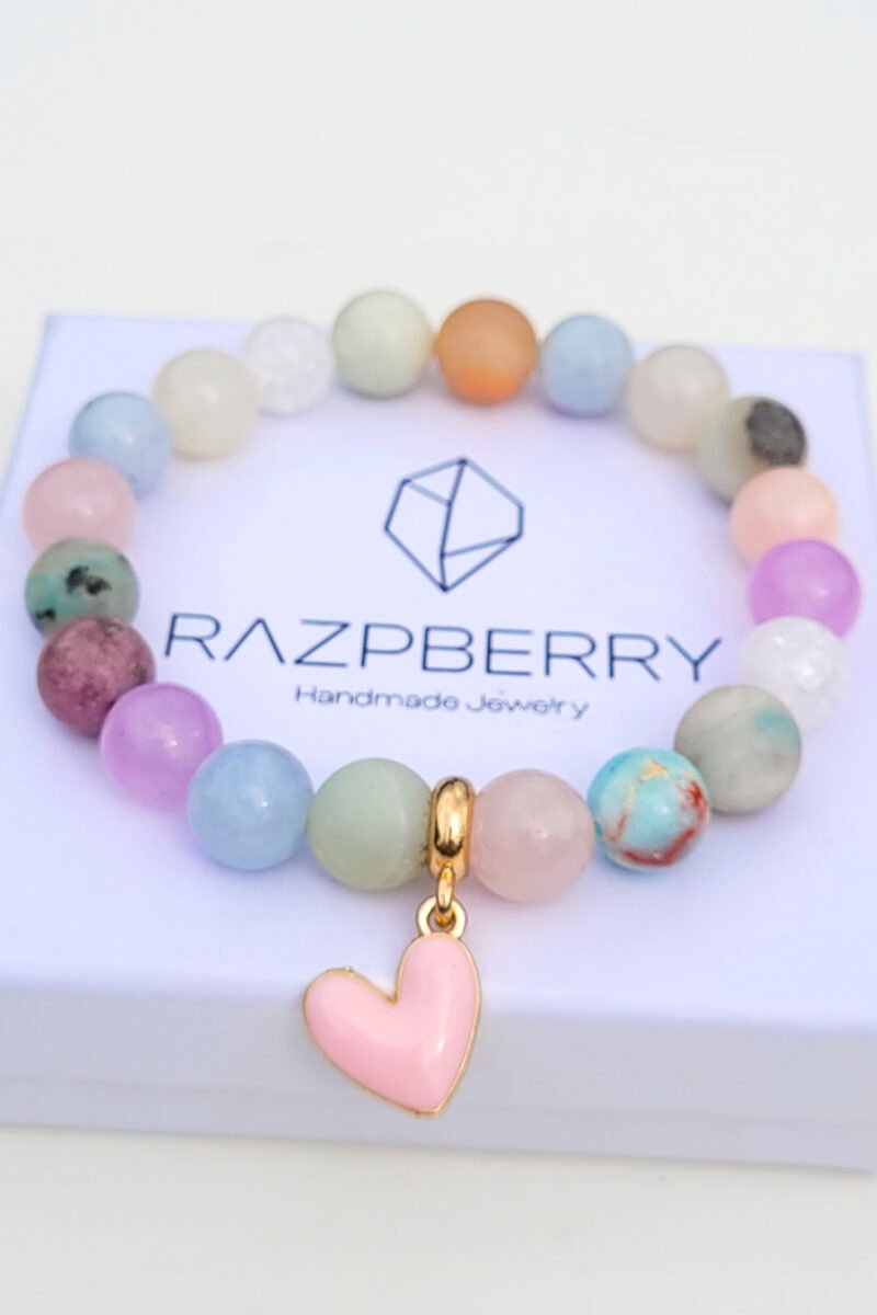 ACHÁT X JÁDE X RÓZSAKVARC - 17 CM