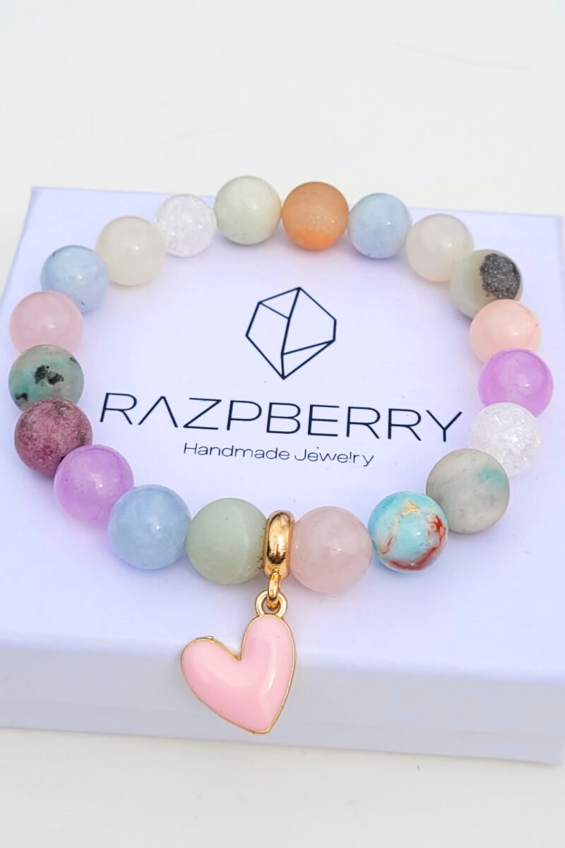 ACHÁT X LEPIDOLIT X SHOUSAN KŐ - 18 CM