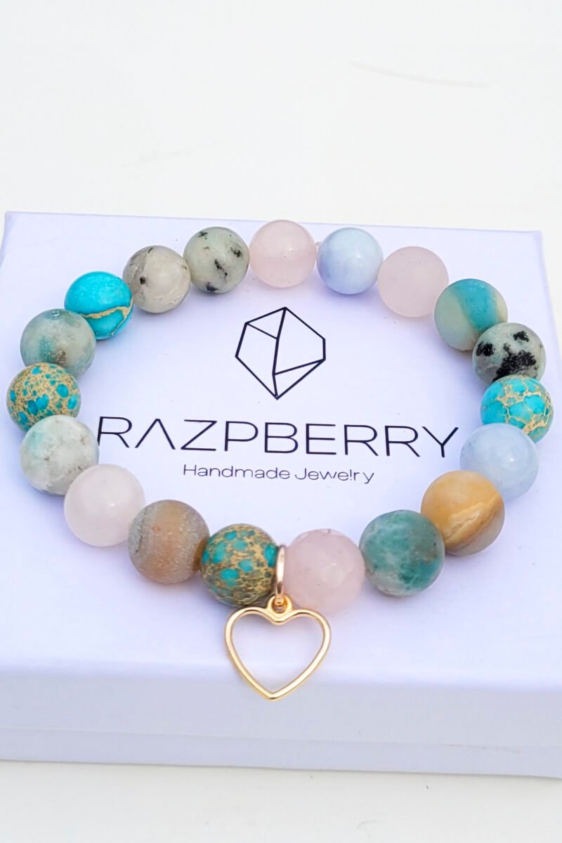 REGALIT X JÁSPIS X RÓZSAKVARC - 17 CM